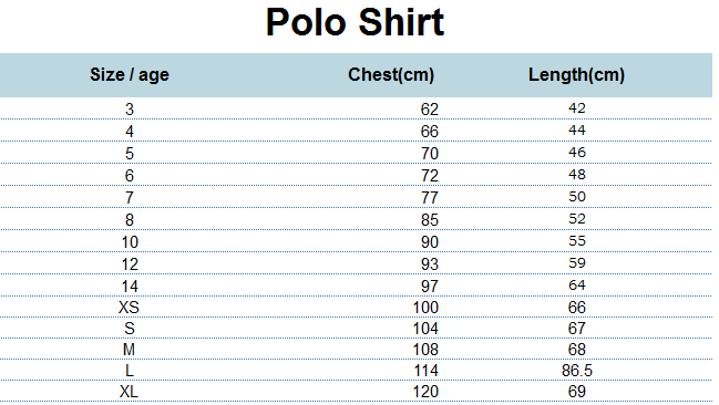 Polo Shirt L.S. White x Blue (3-14)
