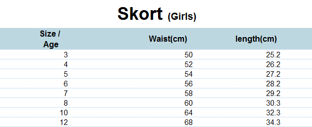 Skort Grey (2-7)