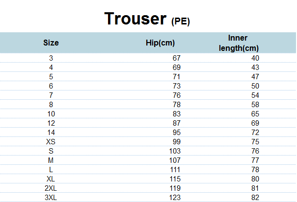 PE Trousers Navy (2-14) and adult sizes(XS-S)