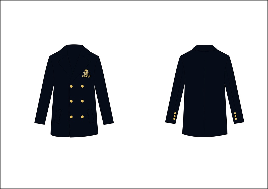 Coat Boys Navy adult Sizes (2XS-XS)