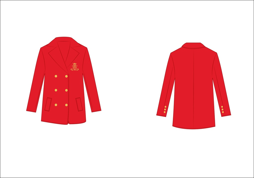 Coat Girls Red (2-14)