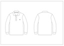 Polo Shirt L.S.White adult sizes (XS-S)