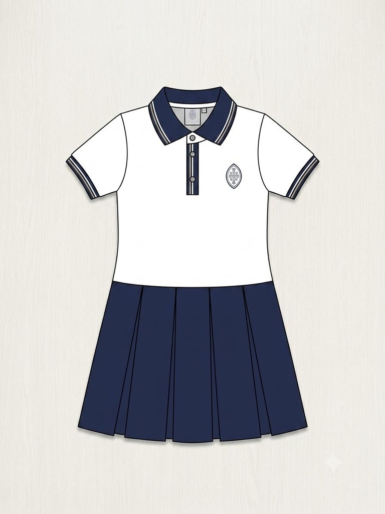 Dress white x Navy (2-14)  