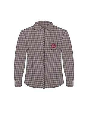 Blouse L.S. Purple adult sizes (XS-6XL)