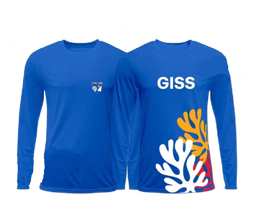 PE T-Shirt L.S. (12-14)and adult sizes(XS-L)(Dark Blue)