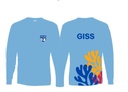 PE T-Shirt L.S.  (6-14)and adult sizes(XS-S) (Light Blue)