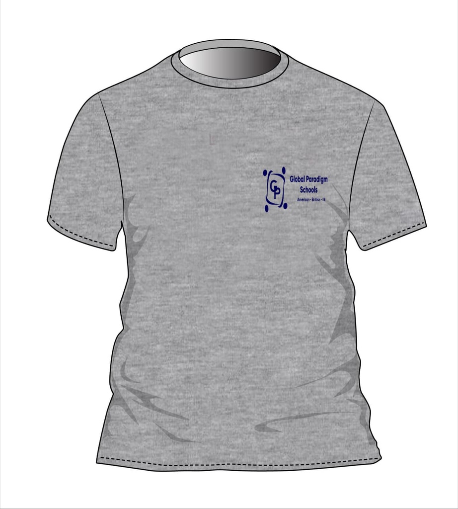 PE T-Shirt S.S. Grey  (3-14)