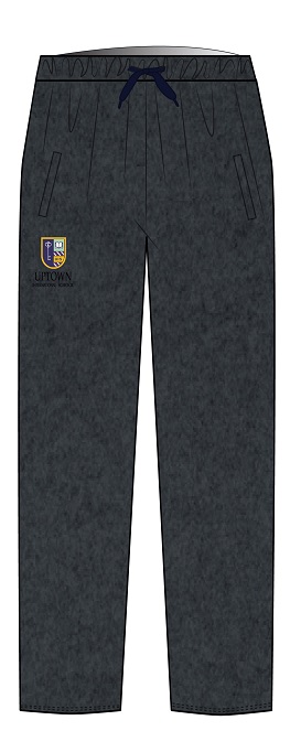 PE Trousers Grey (3-14) and adult sizes (XS-L)