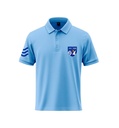 Polo Shirt S. S.   (6-14)and adult sizes(XS-S) (Light Blue)