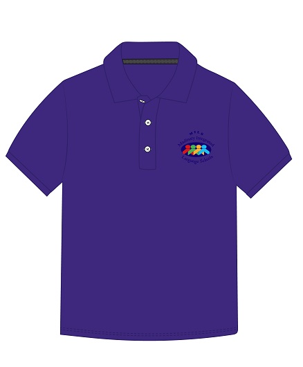 Polo Shirt S.S. Purple (5-14)
