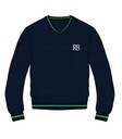 Pullover Navy x Green adult sizes (Acrylic) Yr5-Yr9