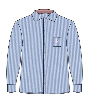 Shirt L.S. Blue (12-14)