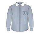 Shirt L.S. Grey (7-14) and adult sizes (XS-S)