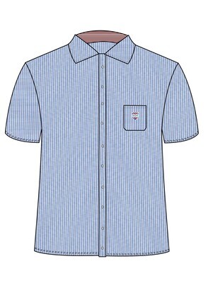 Shirt S.S. Blue (12-14)