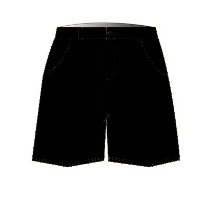 Shorts Boys Black adult sizes (XS-XL)