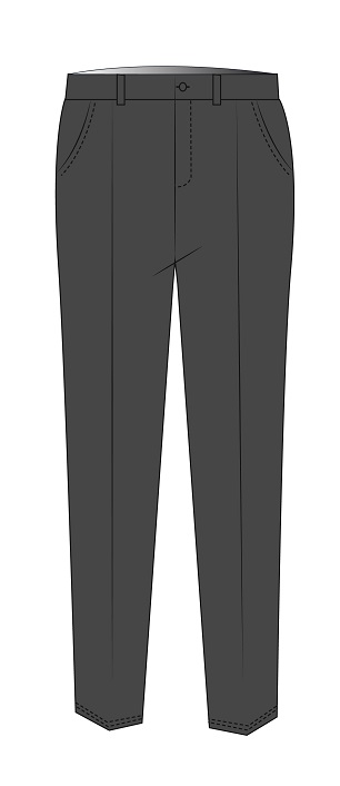 Trousers Girls Grey adult sizes (2XS-6XL)