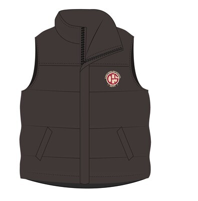 Vest Fleece Grey adult sizes (XS-2XL)