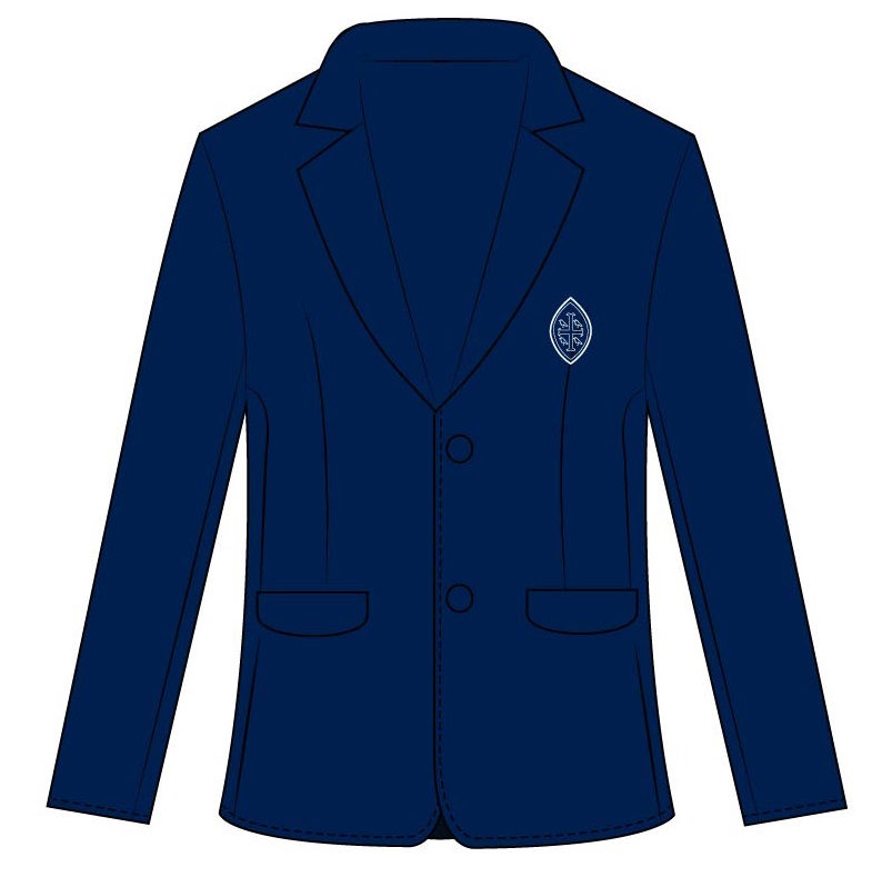 Blazer Unisex Navy (7-14) an adult sizes (XS-S)