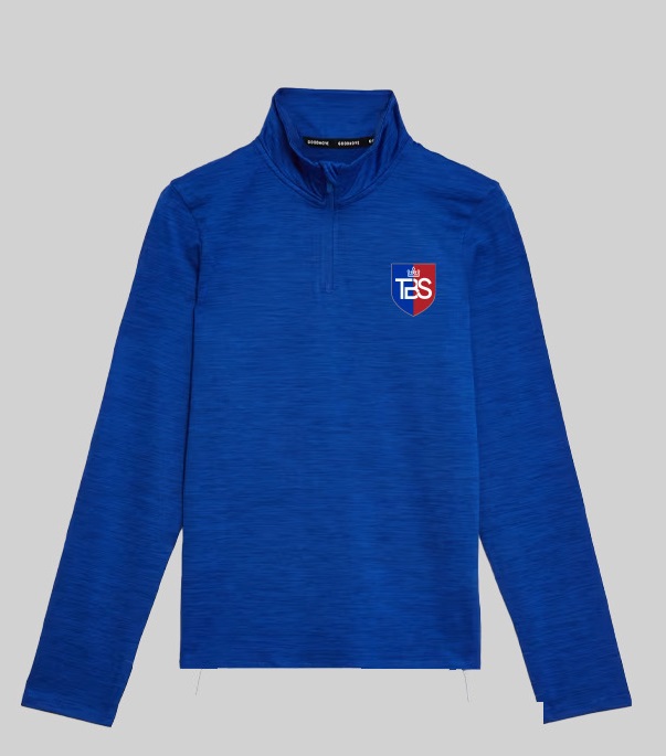 PE T-Shirt L.S. Blue (adult sizes XS-5XL) 