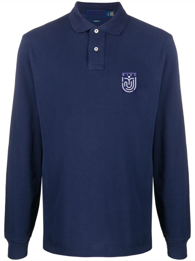 Polo Shirt L.S. Navy adult sizes (XS-4XL) 