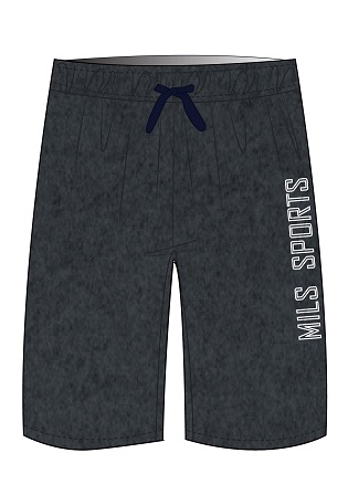 [260] PE Shorts Grey adult sizes (XS - 6XL)