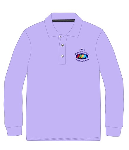 [259] Polo Shirt L.S. Lilac (3-8)