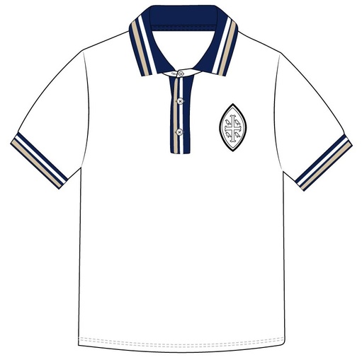 Polo Shirt S.S. White (2-8)