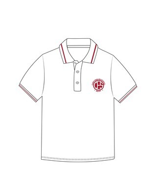 [187] Polo Shirt S.S. White (5-10)