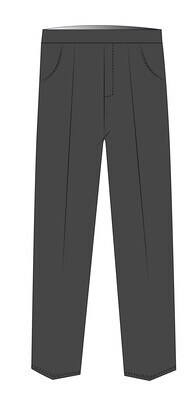  Trousers Unisex Grey (8-14 )